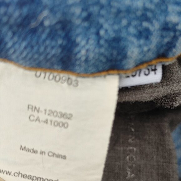 WILD CHEAP MONDAY Patchwork Denim Jeans 29/34 - Picture 4 of 8